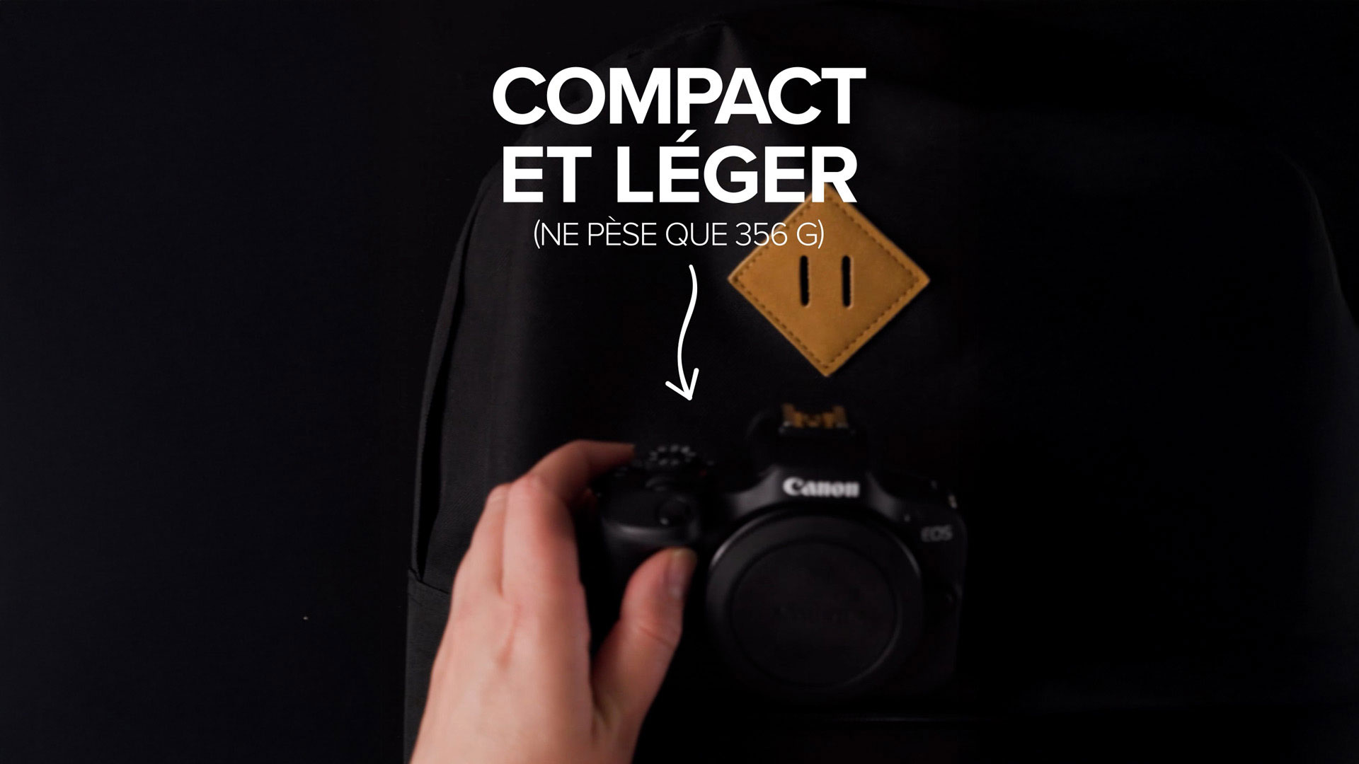 EOS R100 compact et leger ne prese que 356 G