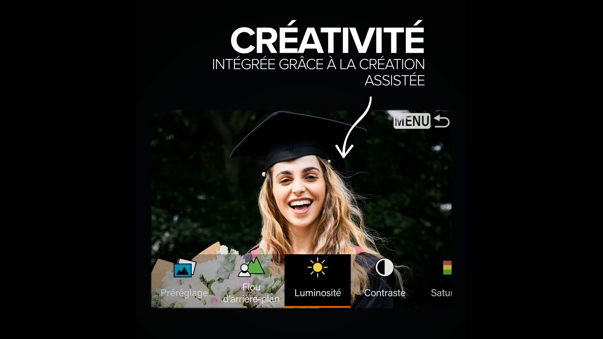 EOS R100 creativite integree grace a la creation assistee