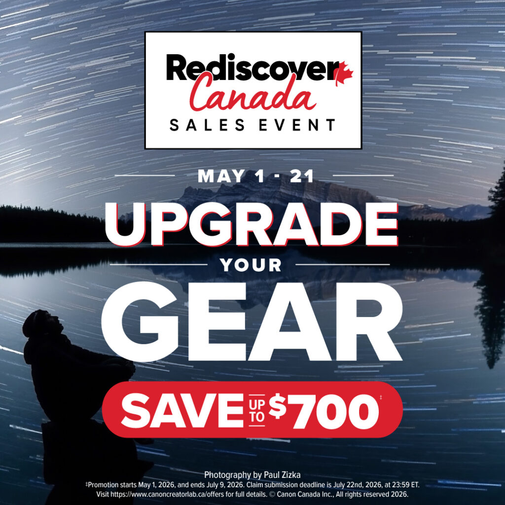 Rediscover Canada Sales Event May 1-21 Save up to $700